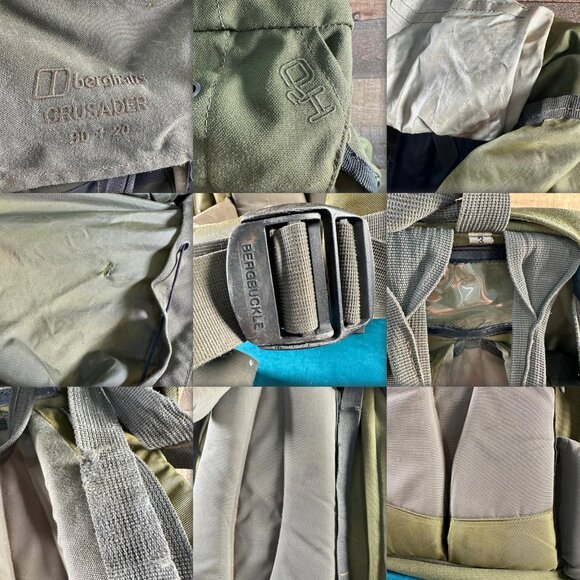 *sold ebay* Berghaus Crusader 90+20 Sz 3 MMPS Camping Backpack Rucksack Green - Picture 12 of 12